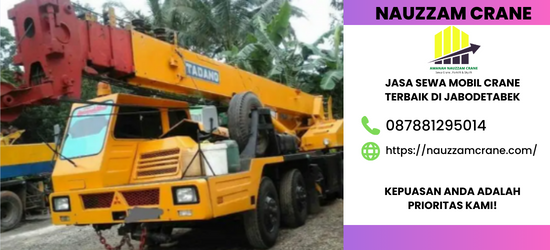 Sewa Crane terbaik di Ratujaya Hubungi 08226181225