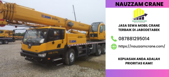 Sewa Crane terbaik di Limo Hubungi 08226181225