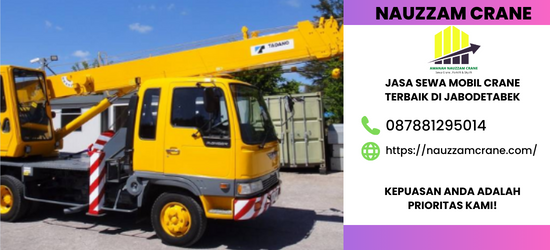 Sewa Crane terbaik di Mampang Hubungi 08226181225