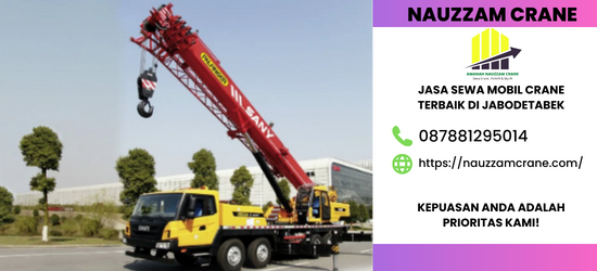 Sewa Crane terbaik di Depok Jaya Hubungi 08226181225