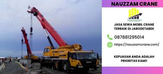 Sewa Crane terbaik di Sawangan Hubungi 08226181225