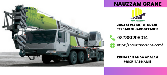 Sewa Crane terbaik di Cempaka Hubungi 08226181225