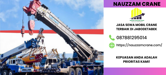 Sewa Crane terbaik di Sawangan Baru Hubungi 08226181225