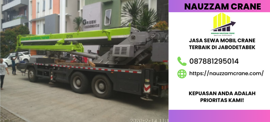 Sewa Crane terbaik di Sukmajaya Hubungi 08226181225