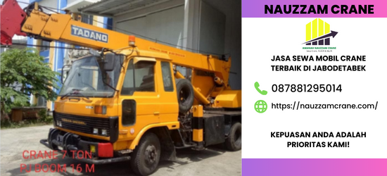 Sewa Crane terbaik di Mekarjaya Hubungi 08226181225