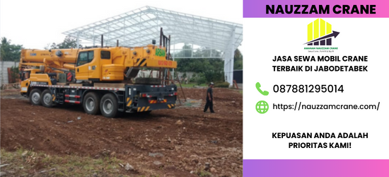 Sewa Crane terbaik di Pamekaran Hubungi 08226181225